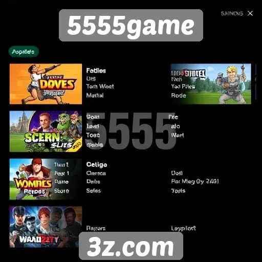 Destaques dos jogos mais populares no 5555game